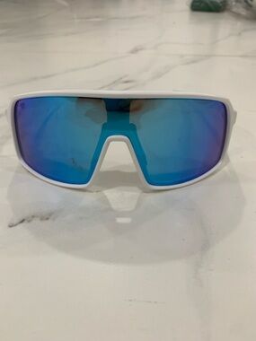 Oakley Sutro Blue Prizm Lenses w/ White Frame